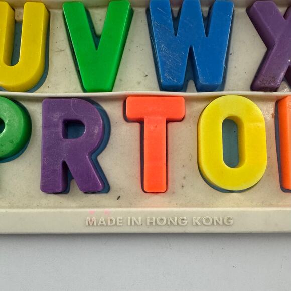 Vintage 70s Fisher Price # 673 # 674 MAGNETIC ALPHABET & NUMBER Boards (READ) - Picture 5 of 8